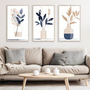Discover Unique Beauty: Exquisite Floral Abstract Wall Art for Contemporary Home and Office Decor