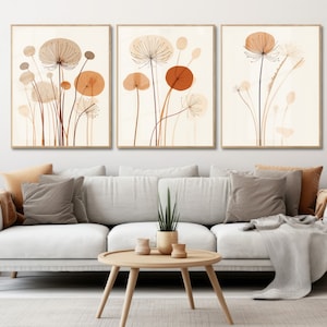 Discover Unique Beauty: Exquisite Floral Abstract Wall Art for Contemporary Home and Office Decor