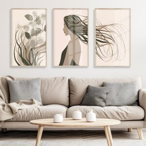 Discover Unique Beauty: Exquisite Floral Abstract Wall Art for Contemporary Home and Office Decor