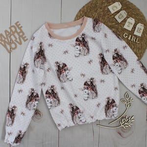 Weihnachts Hoodie Für Mädchen Größe 134 – Festlicher Kapuzenpullover Mit Weihnachtsdruck