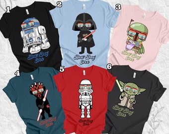 Chemise Disney le plus beau jour de tous les temps, chemise Star Wars, chemise voyage en famille Disney, chemise Disney Toy Story, chemise voitures Disneyland, assortie famille Disney