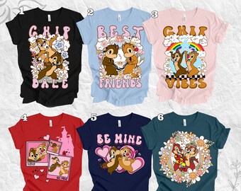 Chip und Dale Shirt, Disney Freund Shirt, Disney Familien Urlaub, Disney Shirt, Chip und Dale Paar Shirt, Disney Reise T-Shirt, Doppel Probleme,