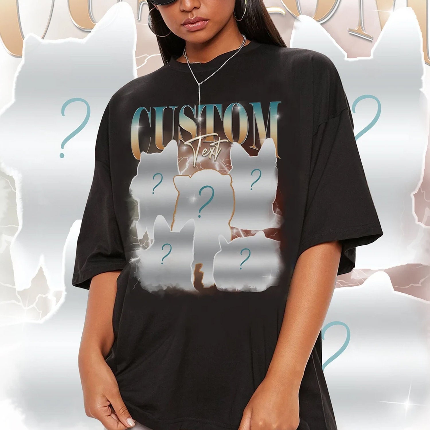 Discover Custom Bootleg Rap Tee, Custom Photo - Vintage Graphic 90s Tshirt, Custom Photo Shirt, CUSTOM Your Own Bootleg Idea Here, Insert Your Design