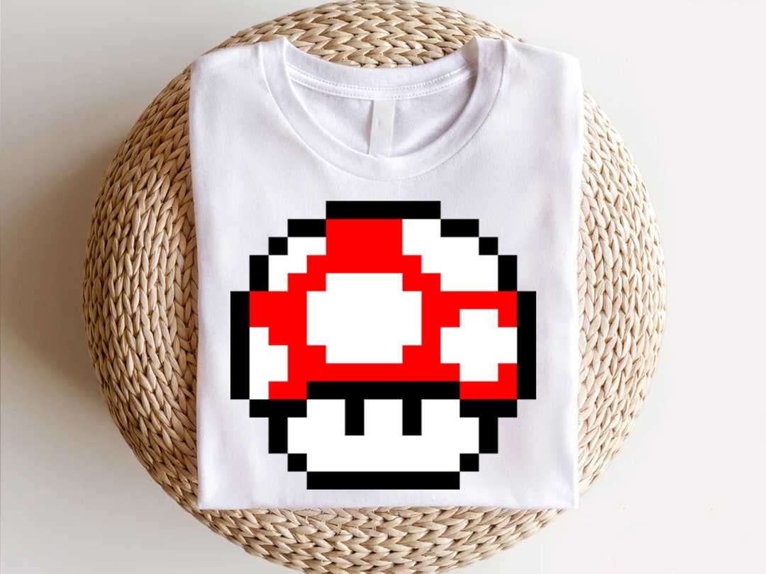 Super Mario Mushroom Shirt Super Mario Shirt Birthday Gift Etsy