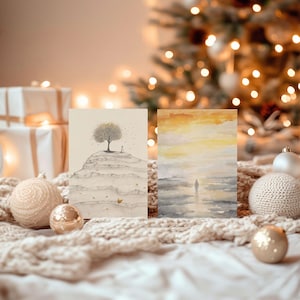 Conjunto de 6 cartões de felicitações cristãos para emoldurar com envelopes, cartões bíblicos com escrituras, cartões de felicitações de Páscoa, presentes cristãos para mulheres 5x7