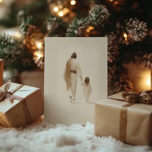 Conjunto de 6 cartões de felicitações cristãos com envelopes, cartões de felicitações bíblicos, cartões de felicitações de Natal, presentes cristãos para mulheres 5x7