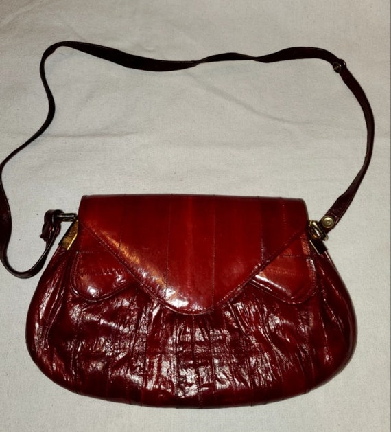 Vintage eel shop skin purse