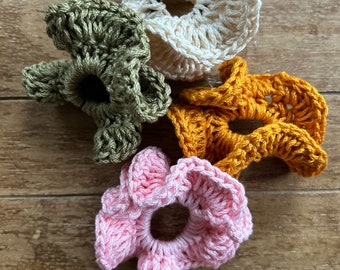 Handmade hair scrunchies