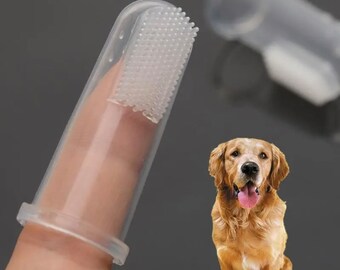 Puppy 2024 finger toothbrush