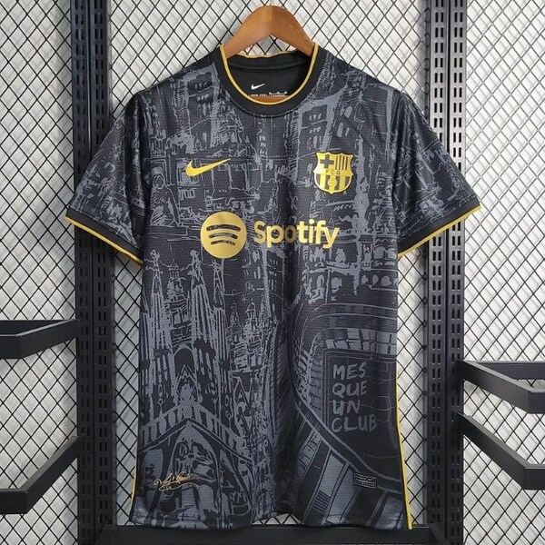 2023/2024 Barcelona Special Edition Schwarzes Trikot