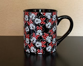 Taza de café/té de DISNEY Minnie Mouse con lazo rojo de 14 oz - Usado