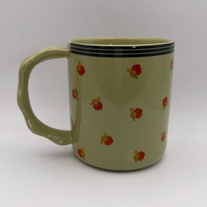ANTHROPOLOGIE Georgie Green Mug 14 oz. - Preowned image 3