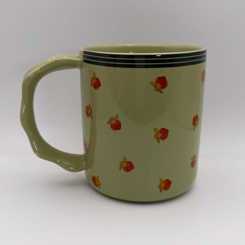 ANTHROPOLOGIE Georgie Green Mug 14 oz. - Preowned image 3