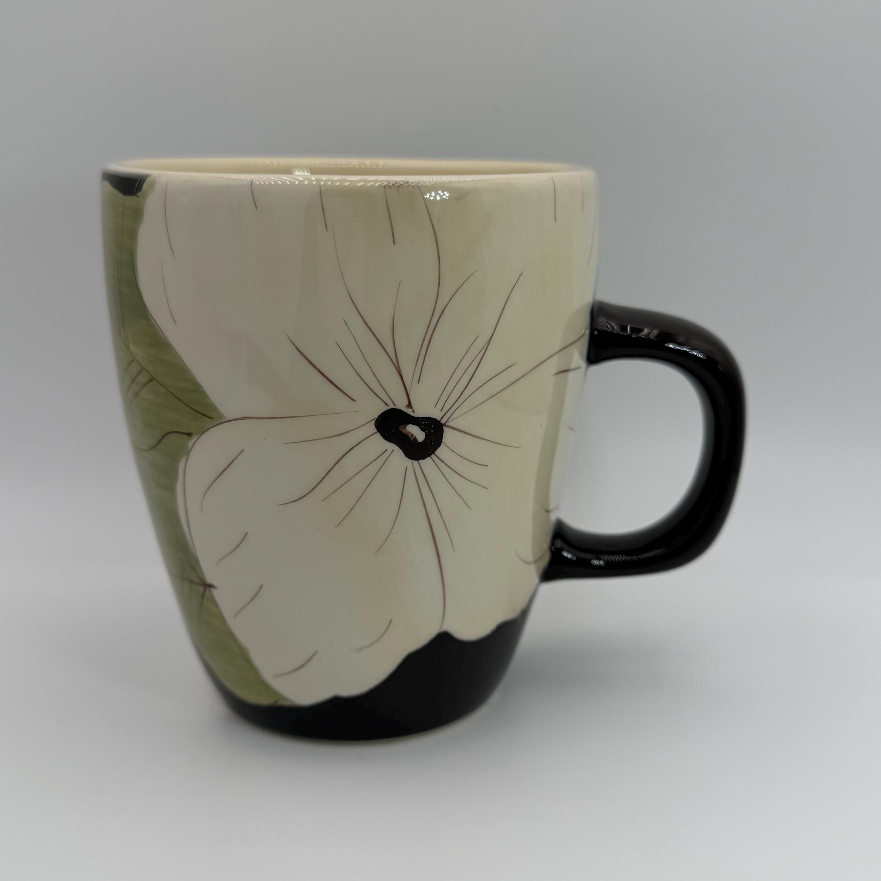 LAURIE GATES Tribecca Floral Mug 14 Oz. - Preowned - Etsy