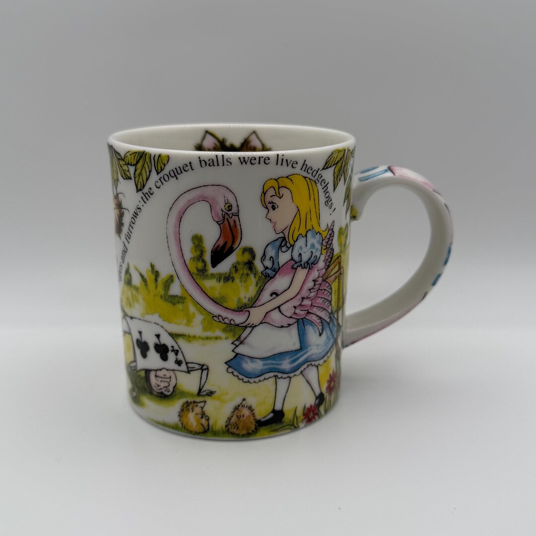 Cardew Mug CARDEW CLASSICS Alice in Wonderland With Whimsical Flamingo ...