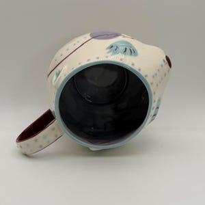 ANTHROPOLOGIE Rabbit Her Easter 3D Ceramic Mug 14 oz. - Preowned image 5
