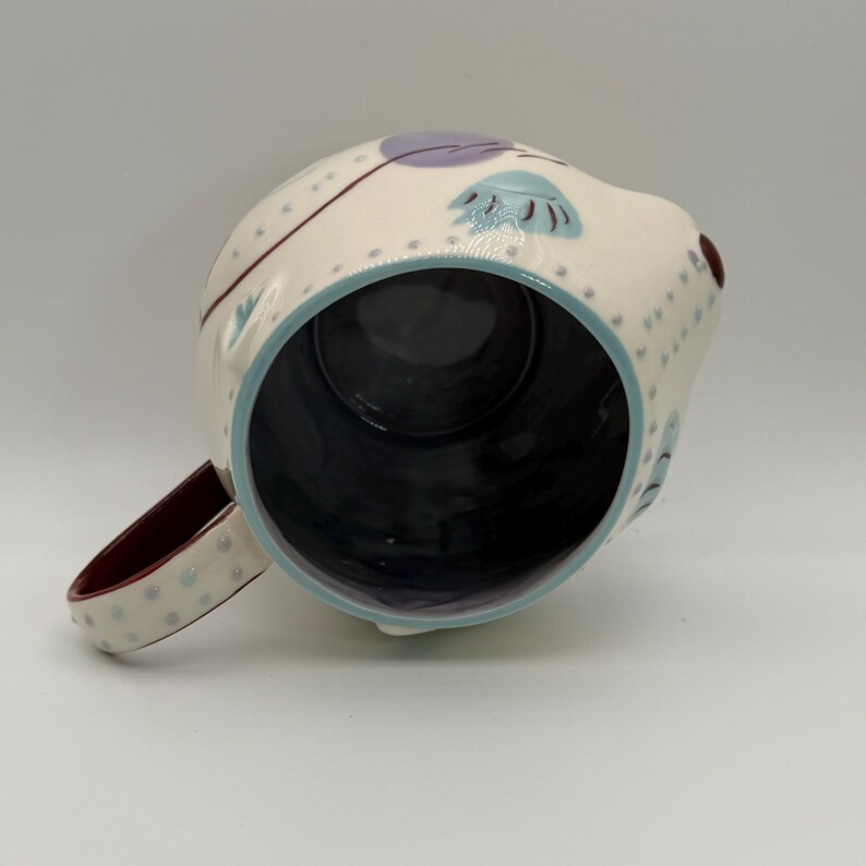 ANTHROPOLOGIE Rabbit Her Easter 3D Ceramic Mug 14 oz. - Preowned image 5