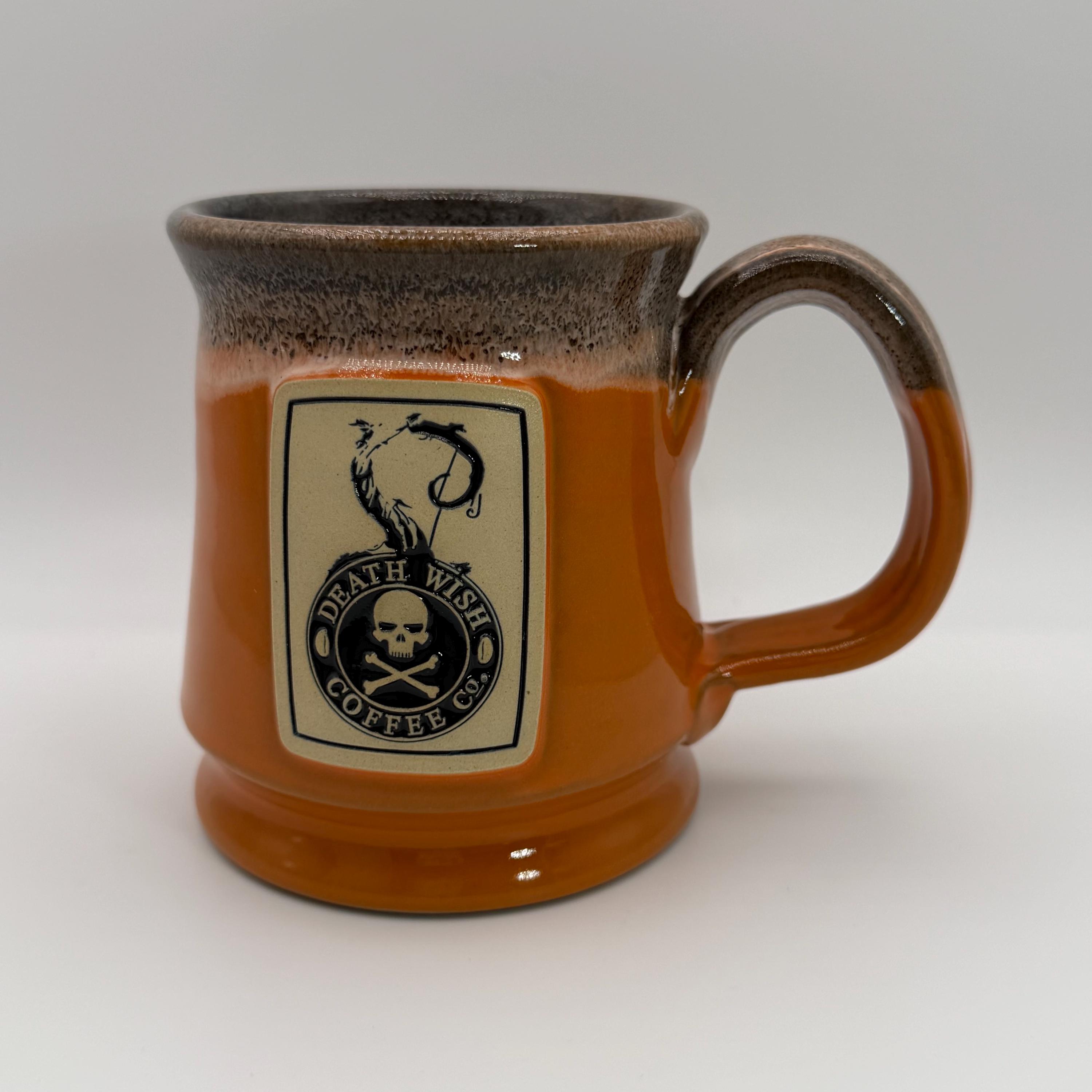 DENEEN POTTERY Rare Death Wish 2019 Cauldron Aged Pumpkin Mug 12 Oz.  2336/3500 - Preowned - Etsy