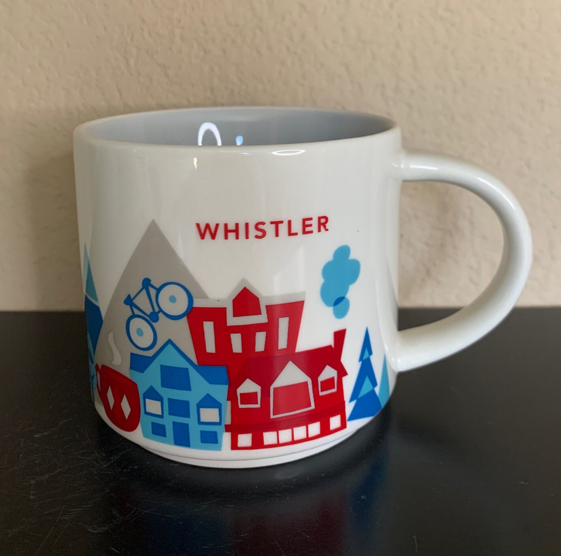 スターバックス シティマグ 旧デザイン WHISTLER STARBUCKS 廃盤「You Are Here」コレクターズアイテム WHISTLER