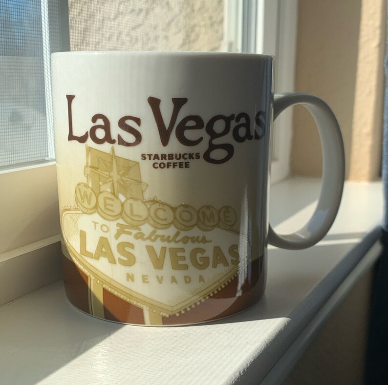 STARBUCKS global Icon Collection Series LAS VEGAS Coffee Mug / Tea Cup