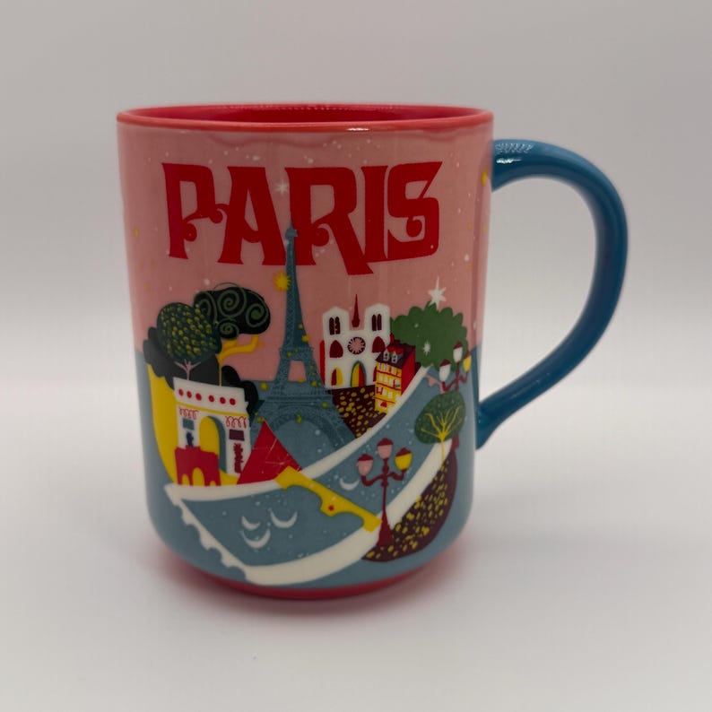 ANTHROPOLOGIE City Paris Designed by Daniella Manini Mug 12 oz. - Preowned image 1