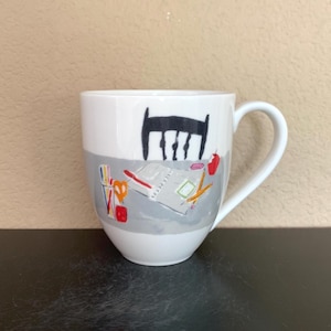 LENOX KATE SPADE Muses Collection Coffee Mug / Tea Cup 12 oz. - Preowned