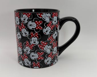 Tazza Disney di Minnie Mouse con fiocco rosso, 414 ml - Usata