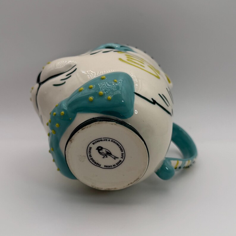 ANTHROPOLOGIE Rabbit His Easter 3D Mug 14 oz. - Preowned image 6