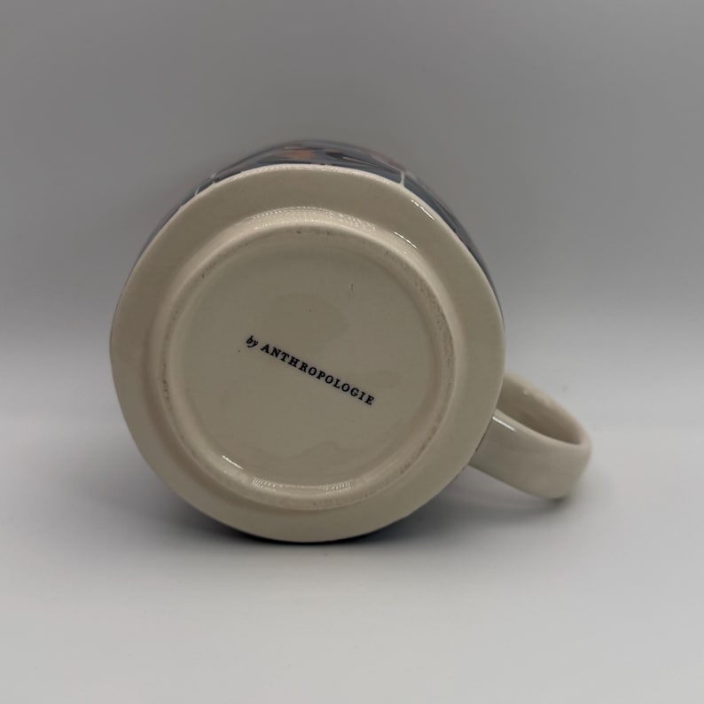 ANTHROPOLOGIE Mezze Monogram Letter J Mug 12 oz. - Preowned image 6