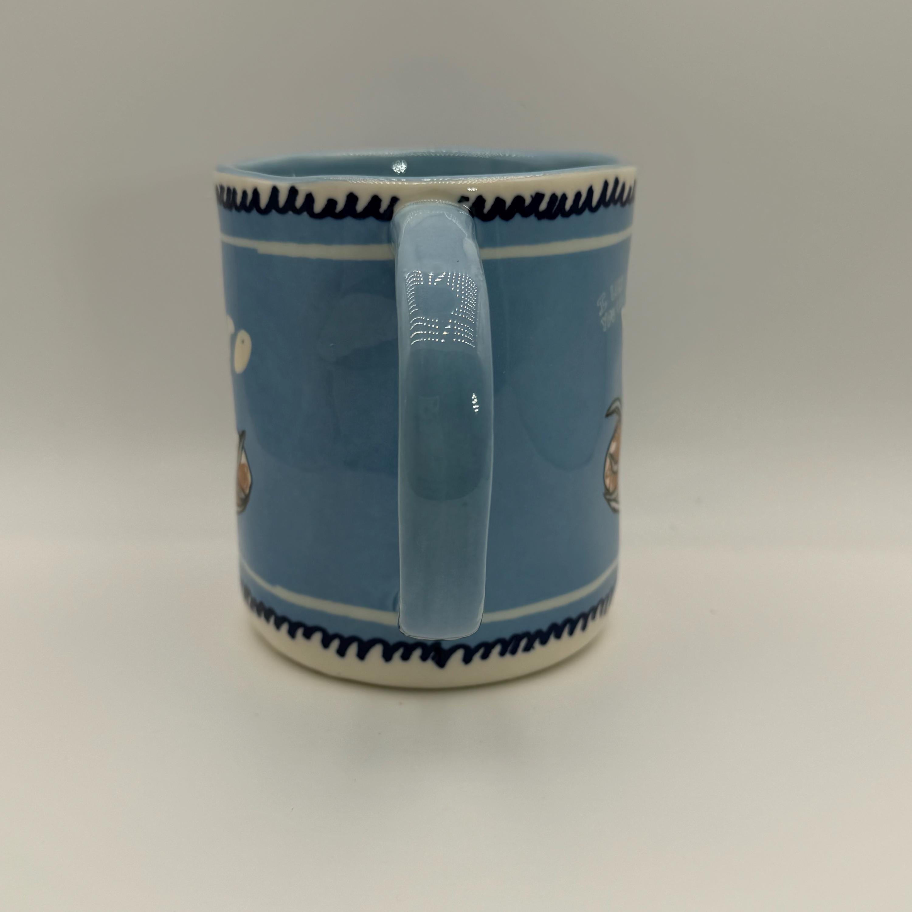 ANTHROPOLOGIE the Original Tinned Fish Candle Wedgewood Blue Big