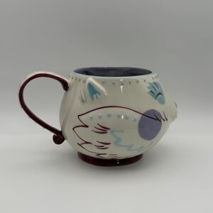 ANTHROPOLOGIE Rabbit Her Easter 3D Ceramic Mug 14 oz. - Preowned image 3