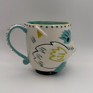ANTHROPOLOGIE Rabbit His Easter 3D Mug 14 oz. - Preowned image 3