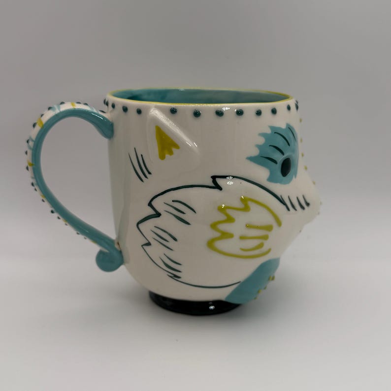 ANTHROPOLOGIE Rabbit His Easter 3D Mug 14 oz. - Preowned image 3