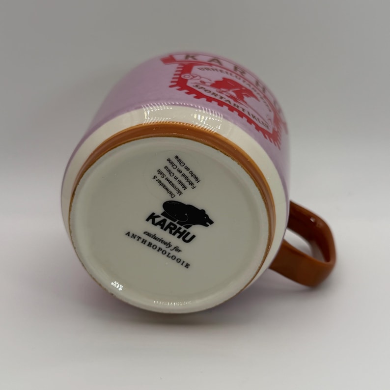 ANTHROPOLOGIE Karhu Urheiluttapeita Sportartiklar Color Rose Tazza 14 oz. - Usato immagine 6