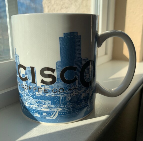 STARBUCKS SKYLINE SERIES 2002 Discontinued One Barista Coffee San Francisco  - City of the Bay - Coffee Mug / Tea Cup 20 Oz. - Preowned - Etsy