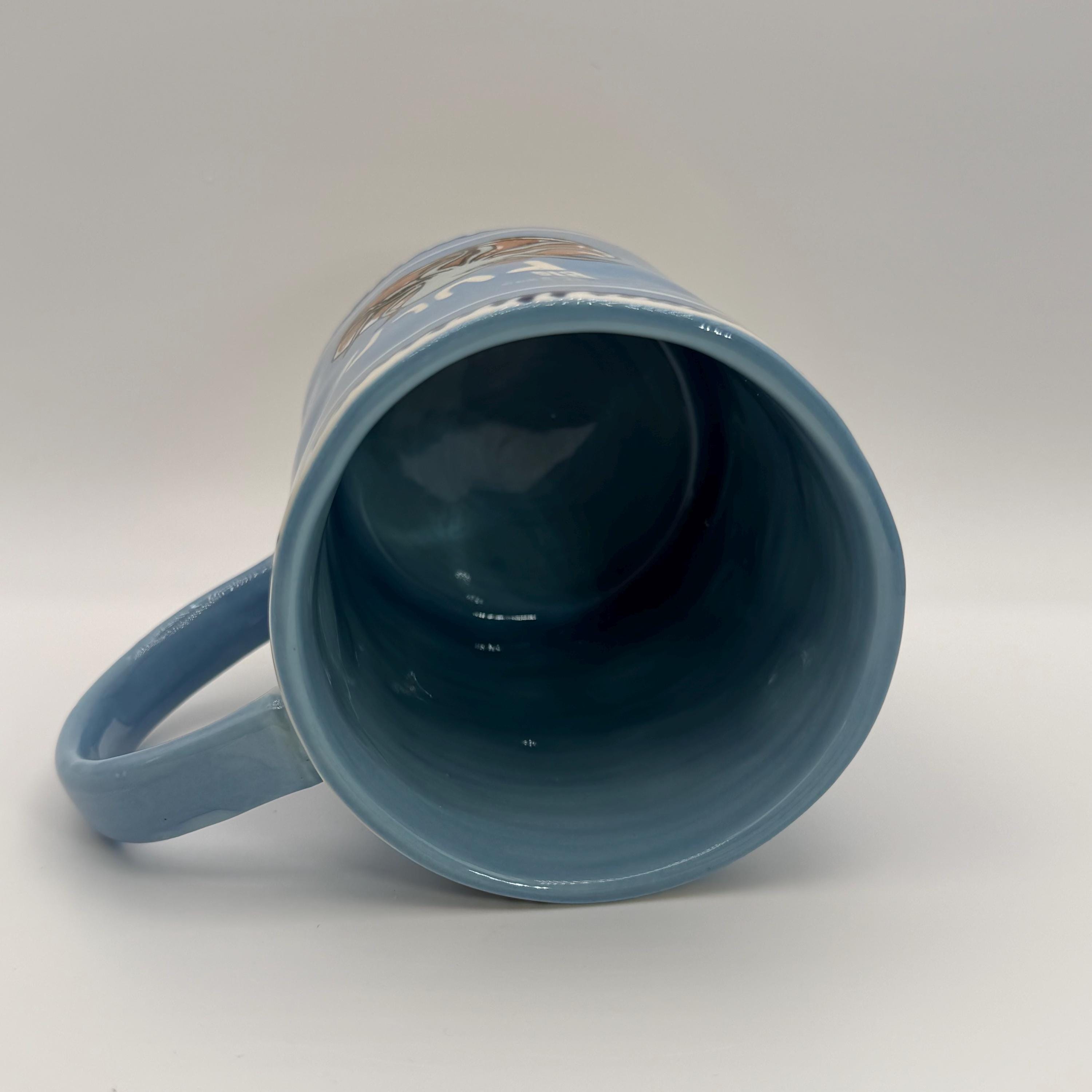 ANTHROPOLOGIE the Original Tinned Fish Candle Wedgewood Blue Big