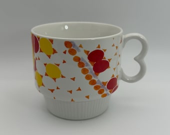 Tazza impilabile floreale multicolore ANTHROPOLOGIE da 237 ml - Usata