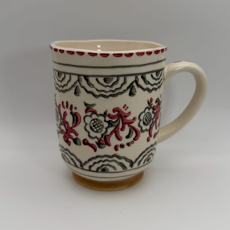 ANTROPOLOGIA Reese Color Pink Mug 12 oz. - Używany zdjęcie 1