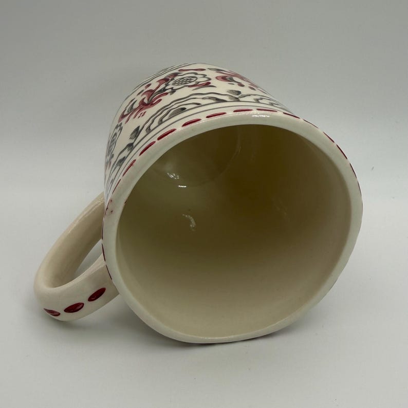 ANTROPOLOGIA Reese Color Pink Mug 12 oz. - Używany zdjęcie 5