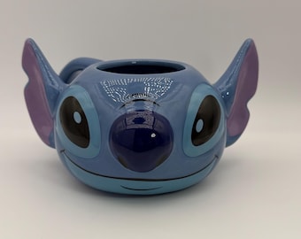 DISNEY Stitch 3D Lilo & Stitch Character Mug 12 oz. - Preowned