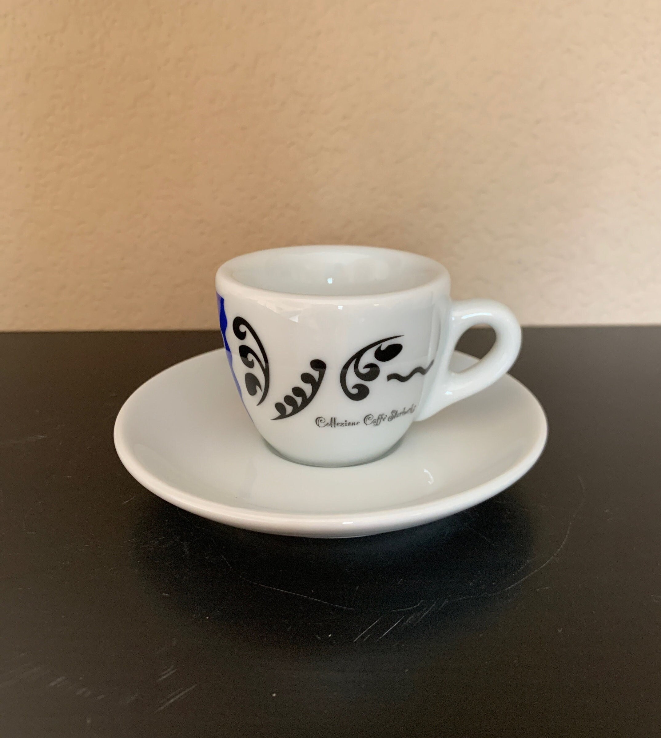 STARBUCKS CAFFE COLLEZIONE Espresso Demitasse Cup and Saucer by D