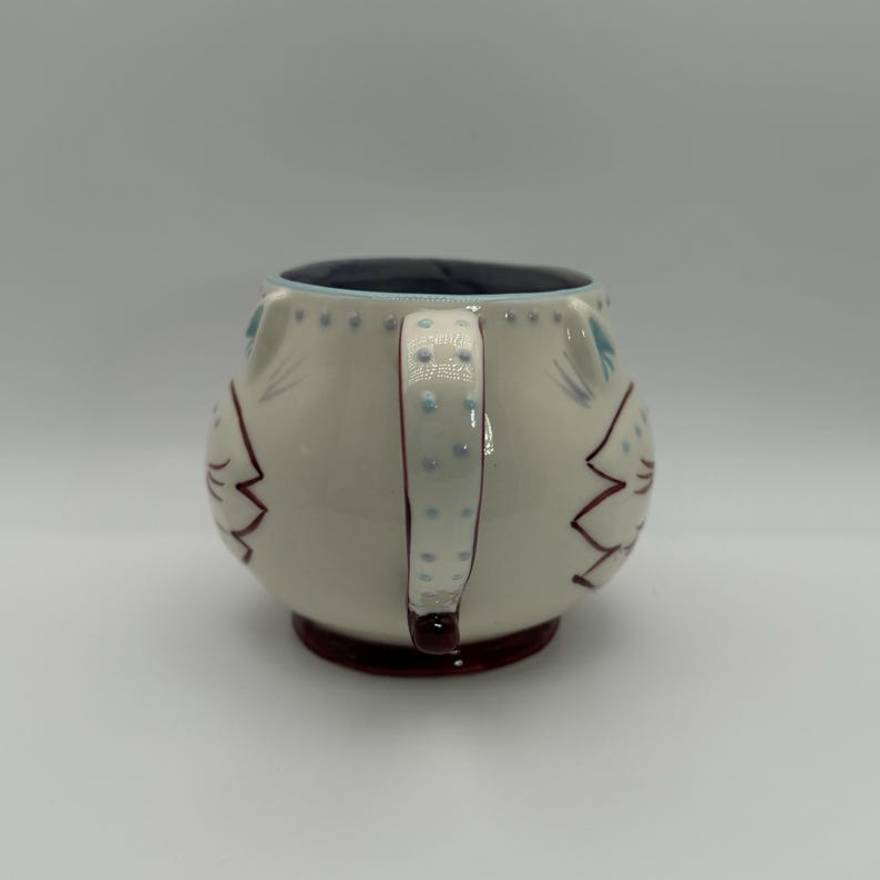 ANTHROPOLOGIE Rabbit Her Easter 3D Ceramic Mug 14 oz. - Preowned image 4