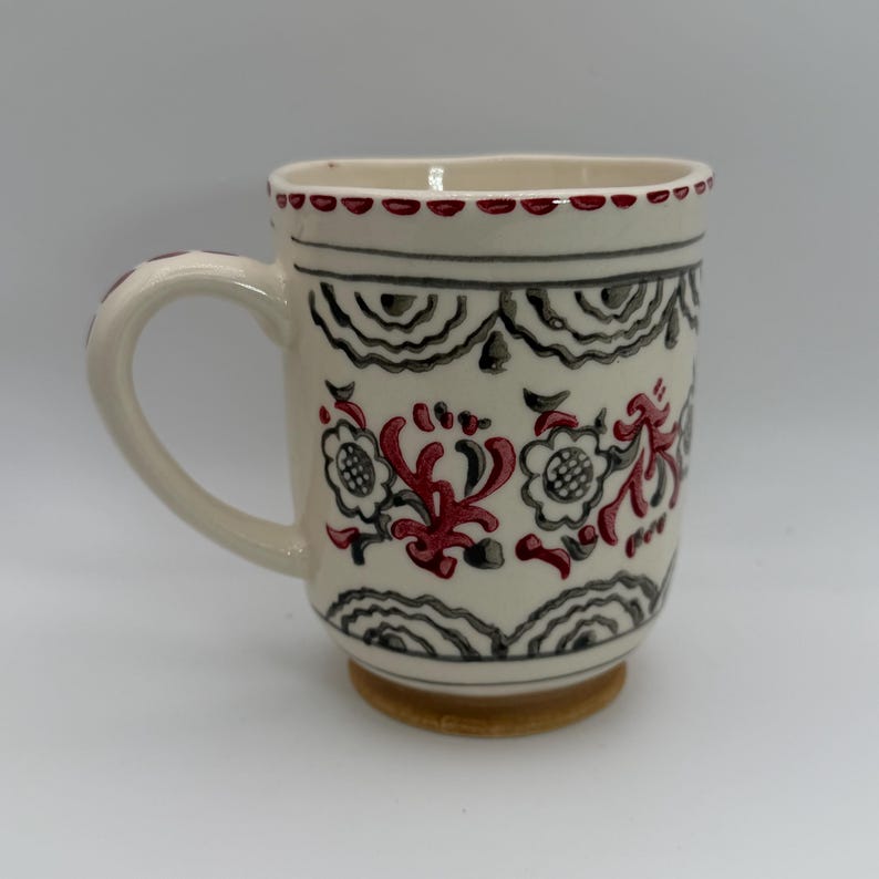 ANTROPOLOGIA Reese Color Pink Mug 12 oz. - Używany zdjęcie 3