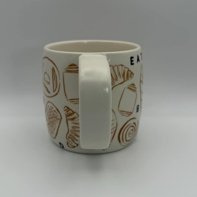 ANTHROPOLOGIE Phtalo Ruth Stoneware Eat Bread Mug 14 oz. - Preowned image 2