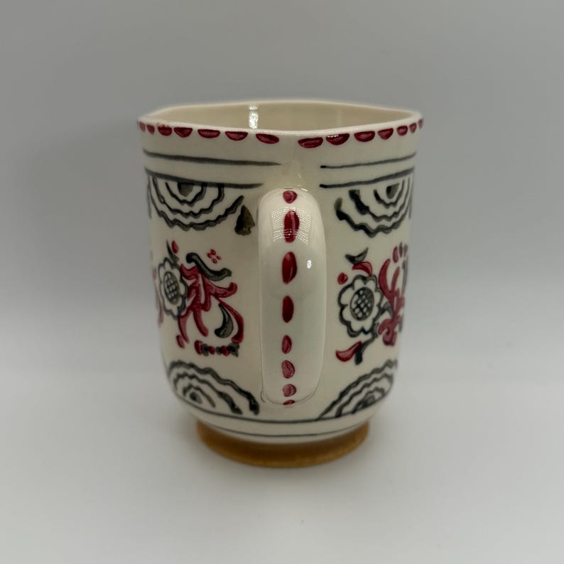 ANTROPOLOGIA Reese Color Pink Mug 12 oz. - Używany zdjęcie 2