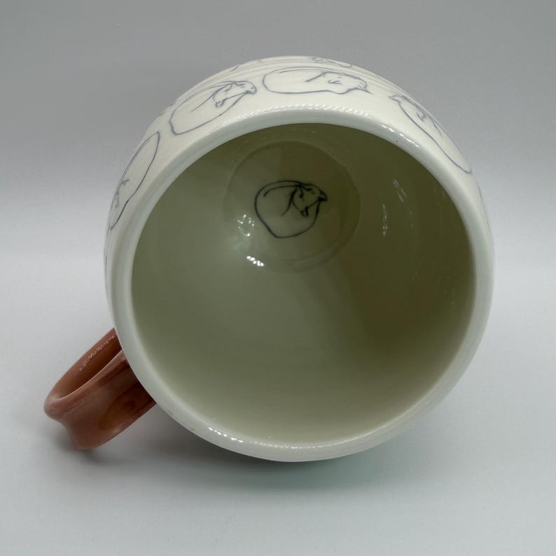 ANTHROPOLOGIE Leah Reena Goren Katt Stengodsmugg 340 ml – Begagnad bild 5