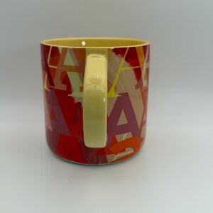 ANTHROPOLOGIE Lottie Monogram Letter A Mug 16 oz. - Preowned image 2