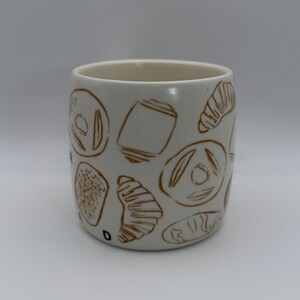 ANTHROPOLOGIE Phtalo Ruth Stoneware Eat Bread Mug 14 oz. - Preowned image 4