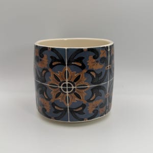 ANTHROPOLOGIE Mezze Monogram Letter J Mug 12 oz. - Preowned image 4