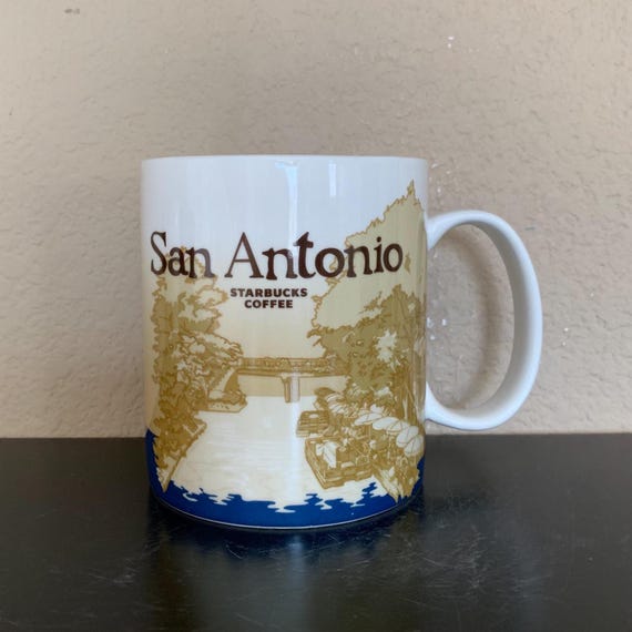 STARBUCKS "global Icon" Collector Series Mug SAN ANTONIO 16 Oz.- Preowned -  Etsy